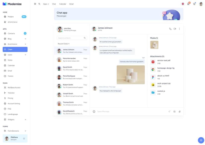 Client portal preview