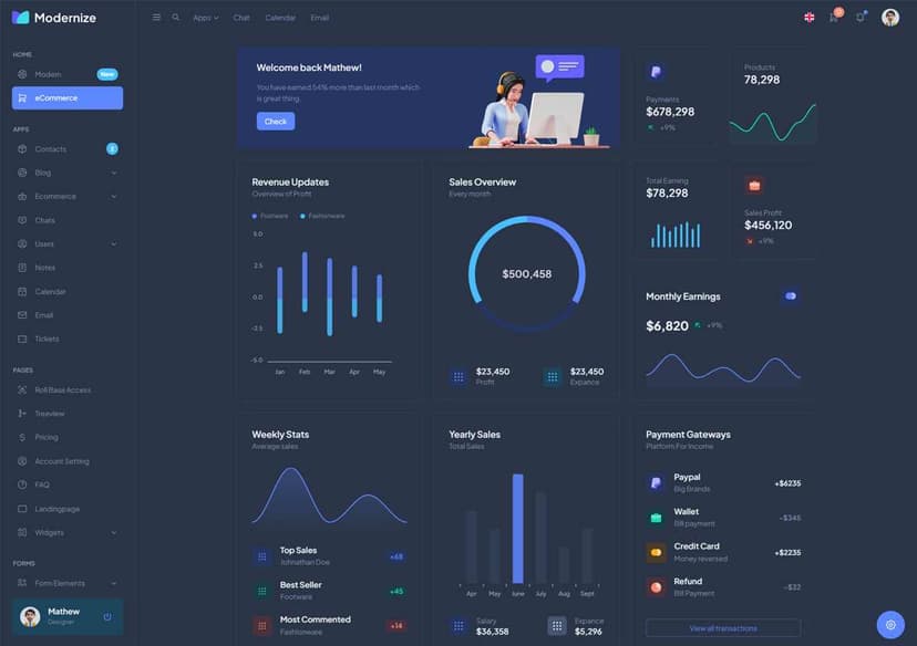 Client portal preview