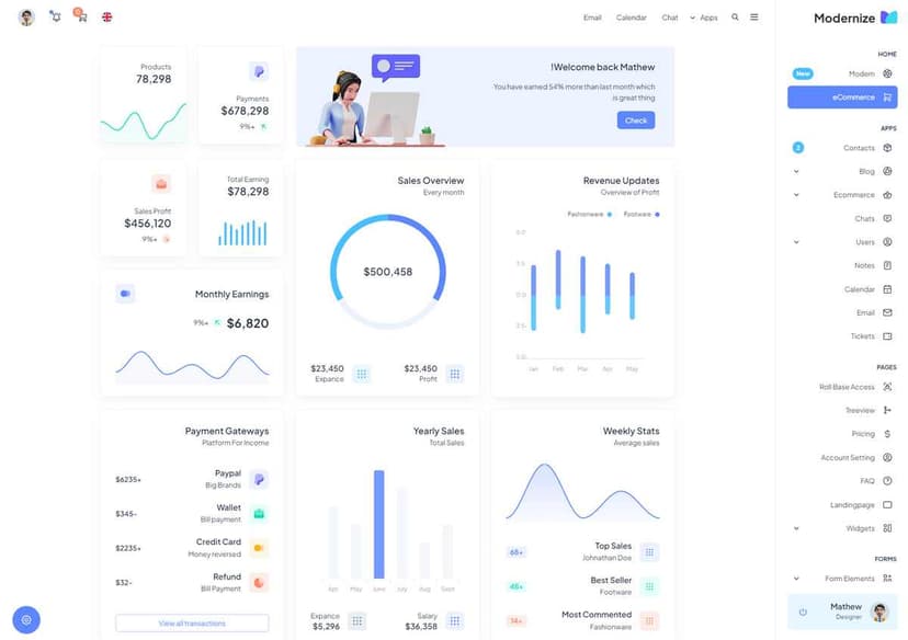Client portal preview